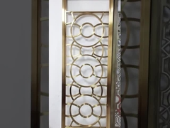 新しいステンレス鋼 スクリーンの隔壁のチタニウムの金属レーザーはホテルをくり抜いた