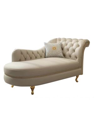 購入 現代Chair Leather Bedroom Lounger高級ホテルの家具の王女の椅子 online manufacture