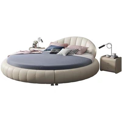 購入 Bed 2m生地のホテルの円形のベッドの別荘の寝室王の2.2m大気贅沢 online manufacture