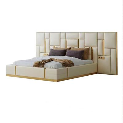 購入 Size Bed Large Bentleyの贅沢な革革靴王のアパートのホテルの部屋 online manufacture