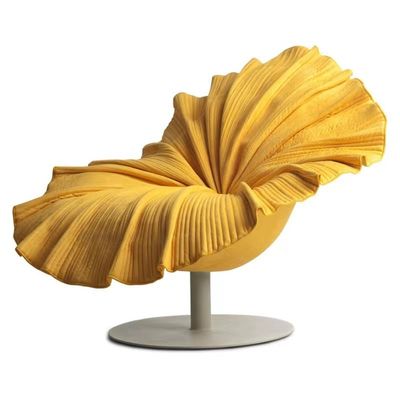 よい価格 北欧の軽く贅沢なビロード花の花弁の椅子のホテルのショールームのステンレス鋼の基盤 オンラインで