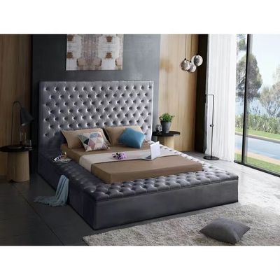 よい価格 Bed現代革贅沢なベッドのマスターのホテルの寝室のダブル・ベッド1.8の寝室王 オンラインで