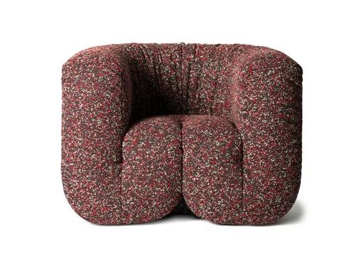 100*85*75 cmのホテルのロビーの家具の生地のU字型創造的な単一の余暇の椅子