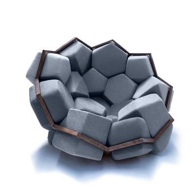 新しいデザイナー クリエイティブな分子ボールソファ ベルベット製の椅子