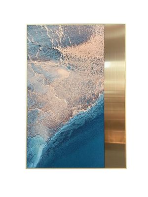 ステンレス鋼の砂岩画 入口 豪華なスペースのための吊り絵