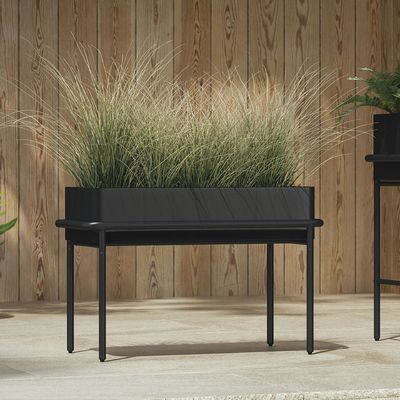 5つ星ホテル 豪華屋外ブラックメタル花瓶