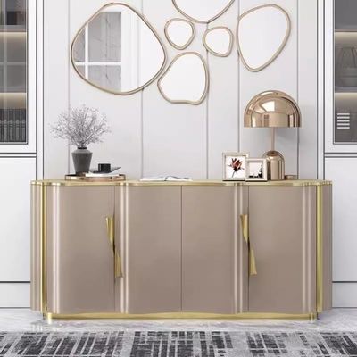 Hotel Dining Cabinet Modern Cabinet Stainless Steel Hotel Solid Wood Dining Cabinet